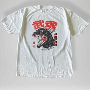 Style Kaiju Japanese Style Classic Tee White Large